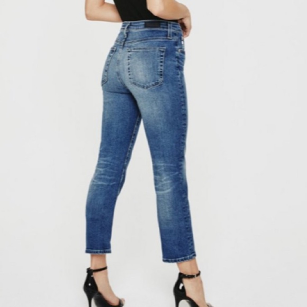 AG  Isabelle high waist straight leg jean